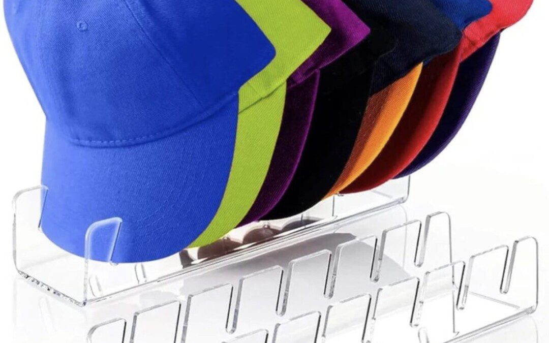 Acrylic Hat Organizer for 14 Baseball Caps just $10.99 (Reg. $22)